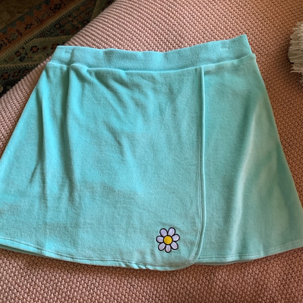 Delilas mini terry cloth skirt